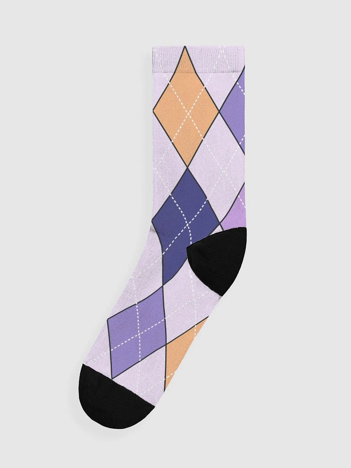 Argyle Dream Crew Socks product image (1)