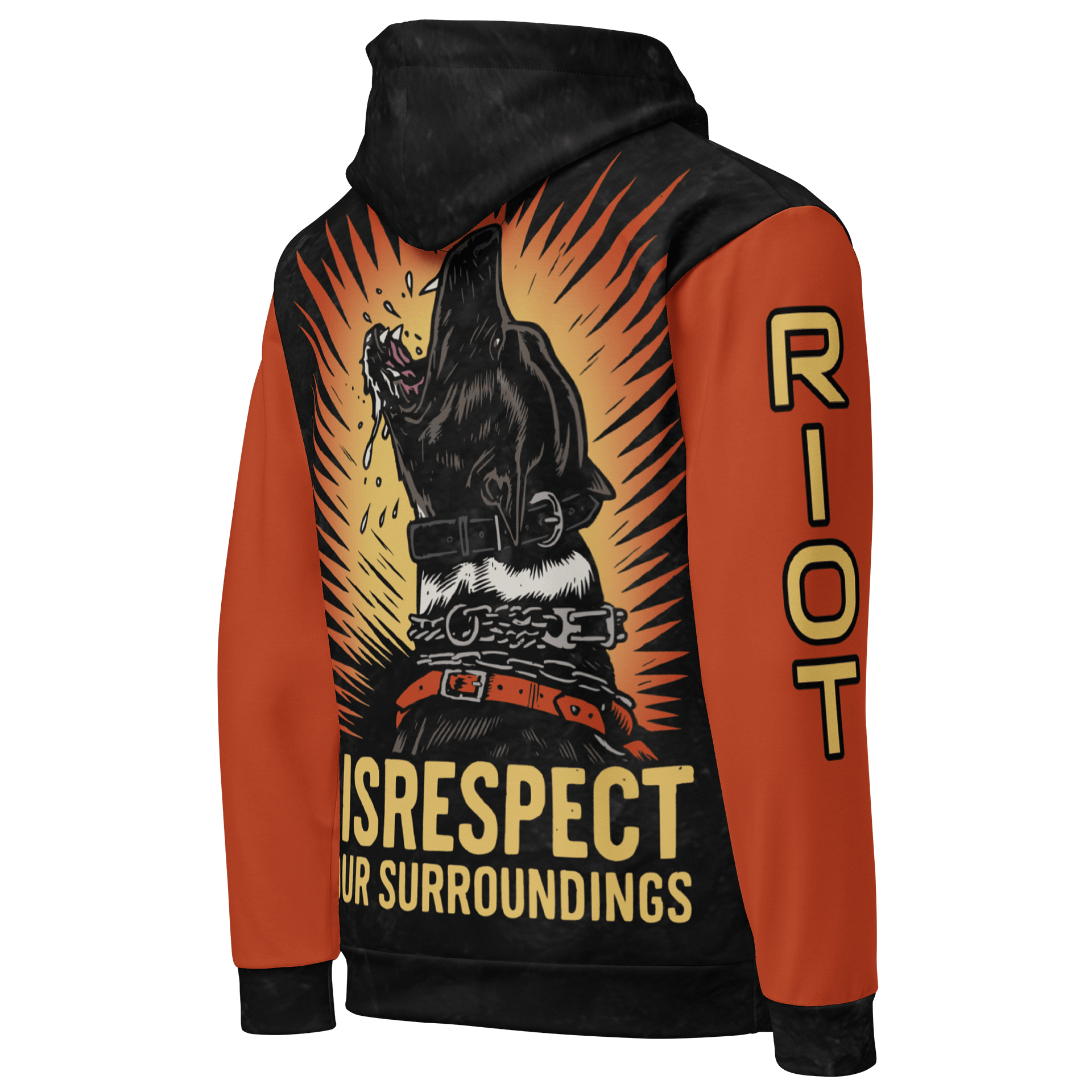 DISRESPECT - Premium Adult Unisex All Over Print Hoodie product image (5)