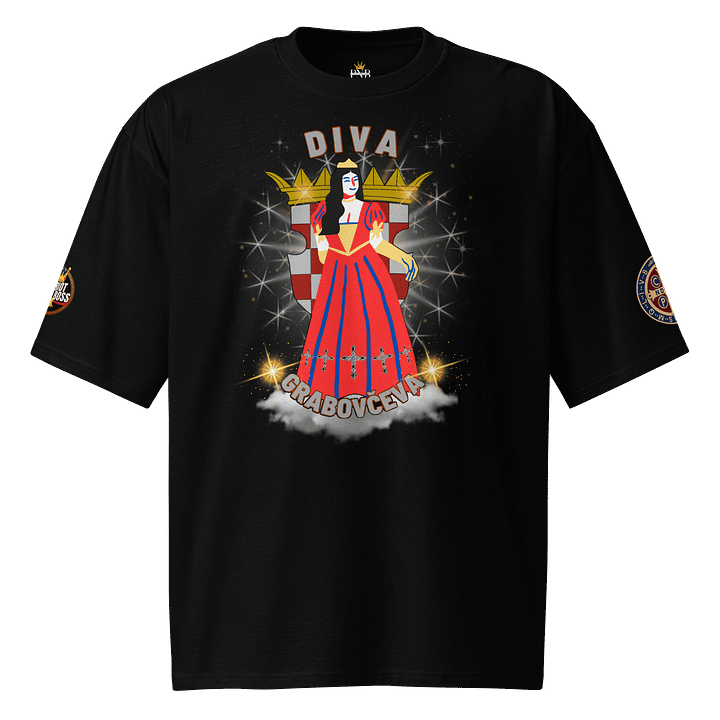 Diva Grabovčeva Crowned Red Dress Tee product image (1)