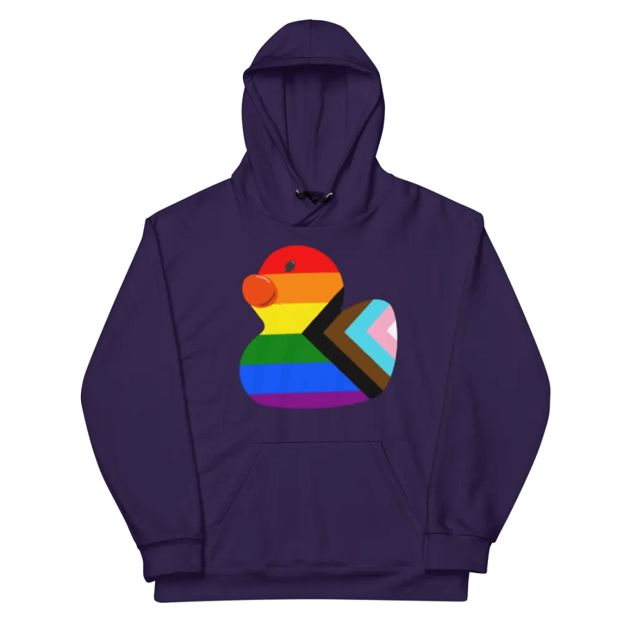 Purple Pride Duck Hoodie product image (11)