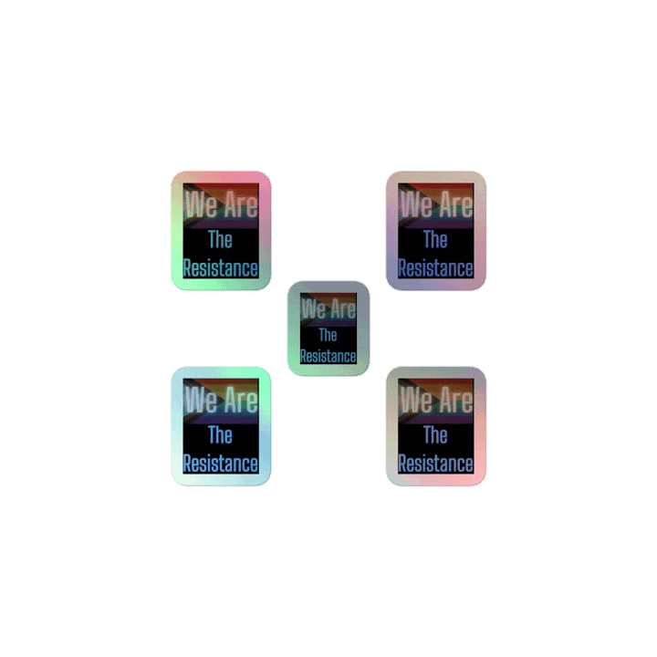 Resistors, We Are The Resistance, Holo Sticker Pack product image (1)