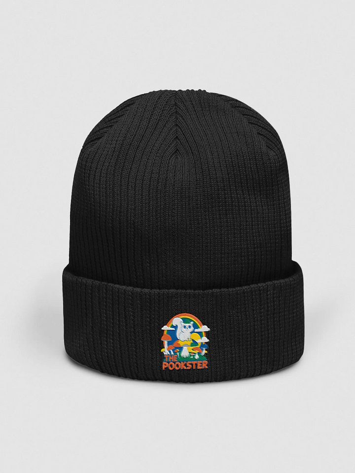 Organic Cotton embroidered beanie: Pookster Mushroom Adventure product image (1)