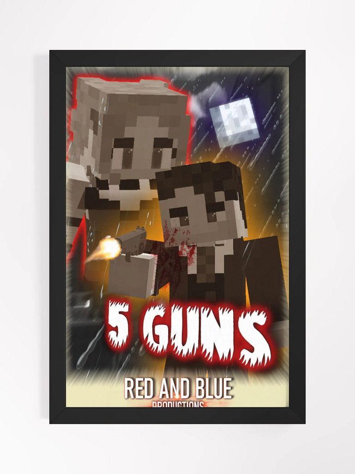 5 Guns™ Framed Matte Poster product image (1)