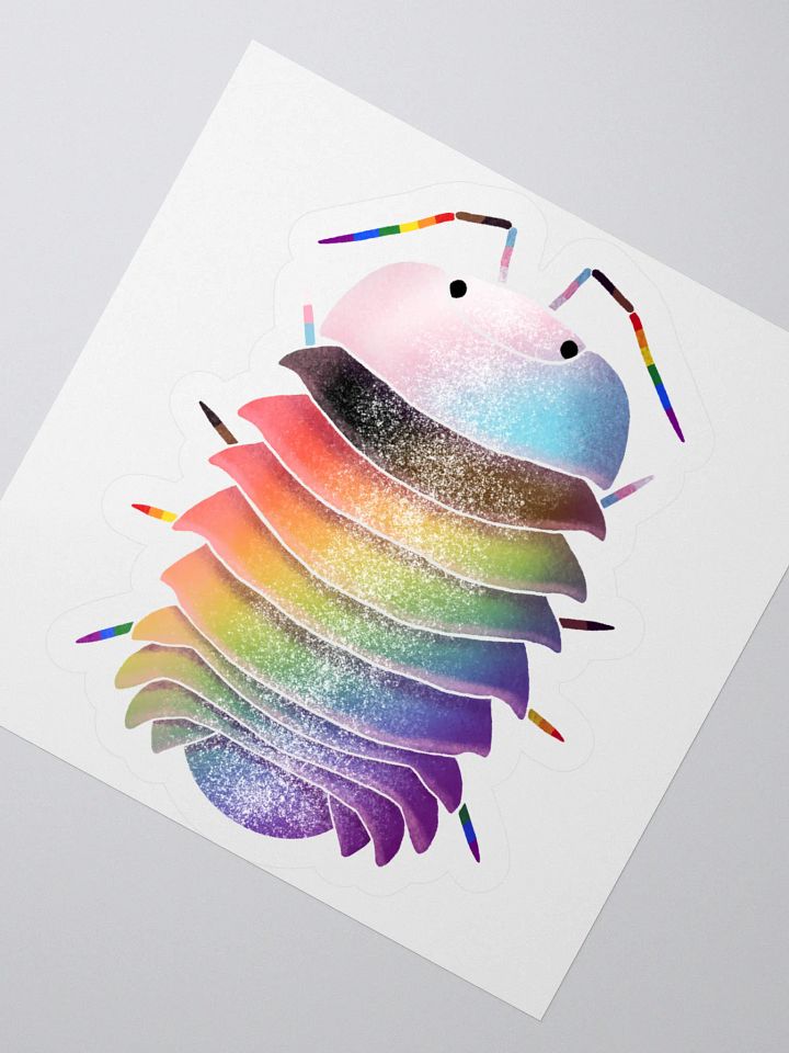 Progress Rainbow Isopod Sticker product image (8)
