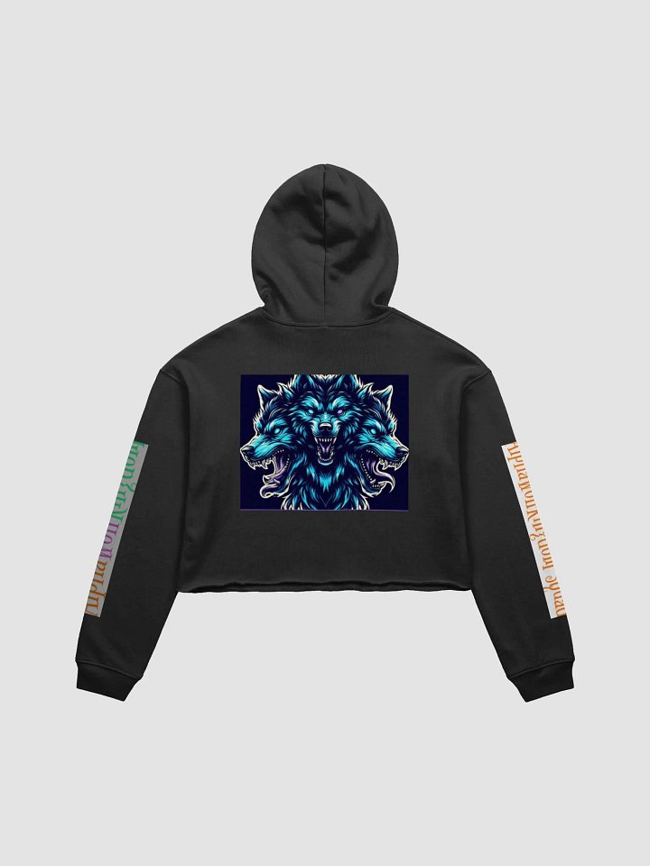 AlphaWolfKingdom Crop Hoodie: Welcome to the Squad product image (7)