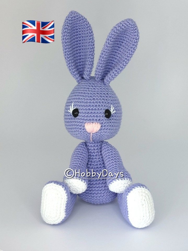 UK PATTERN - Amigurumi Crochet Rabbit product image (1)