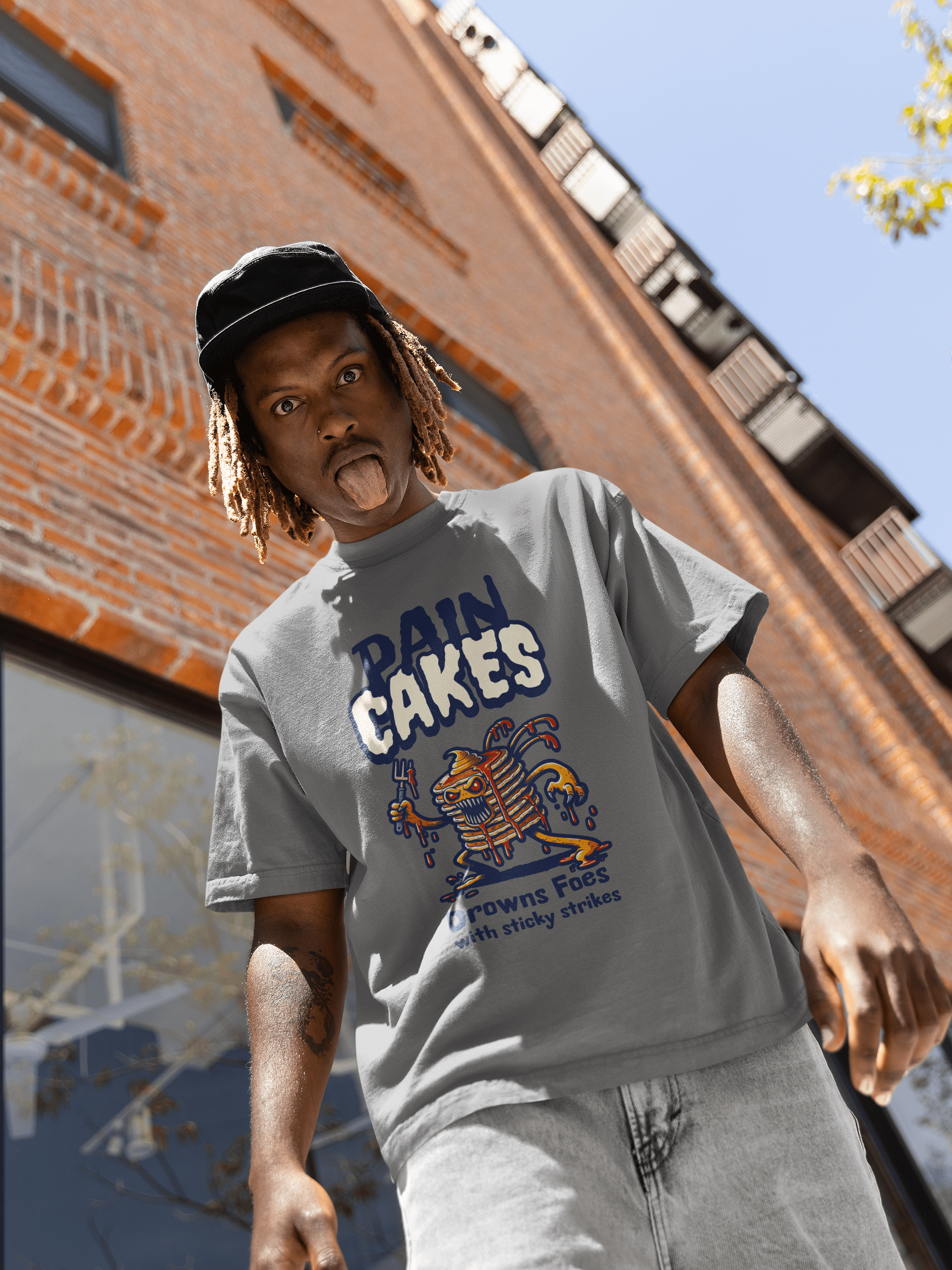 "PainCakes" Heavyweight T-shirt product image (1)