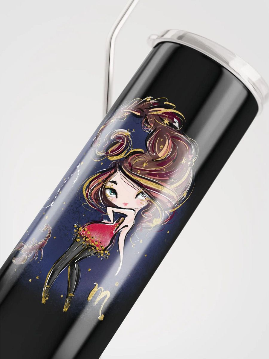 Embrace Scorpio Vibes with Our Stellar Stainless Steel Zodiac Tumbler | Eco-Friendly Charm product image (5)