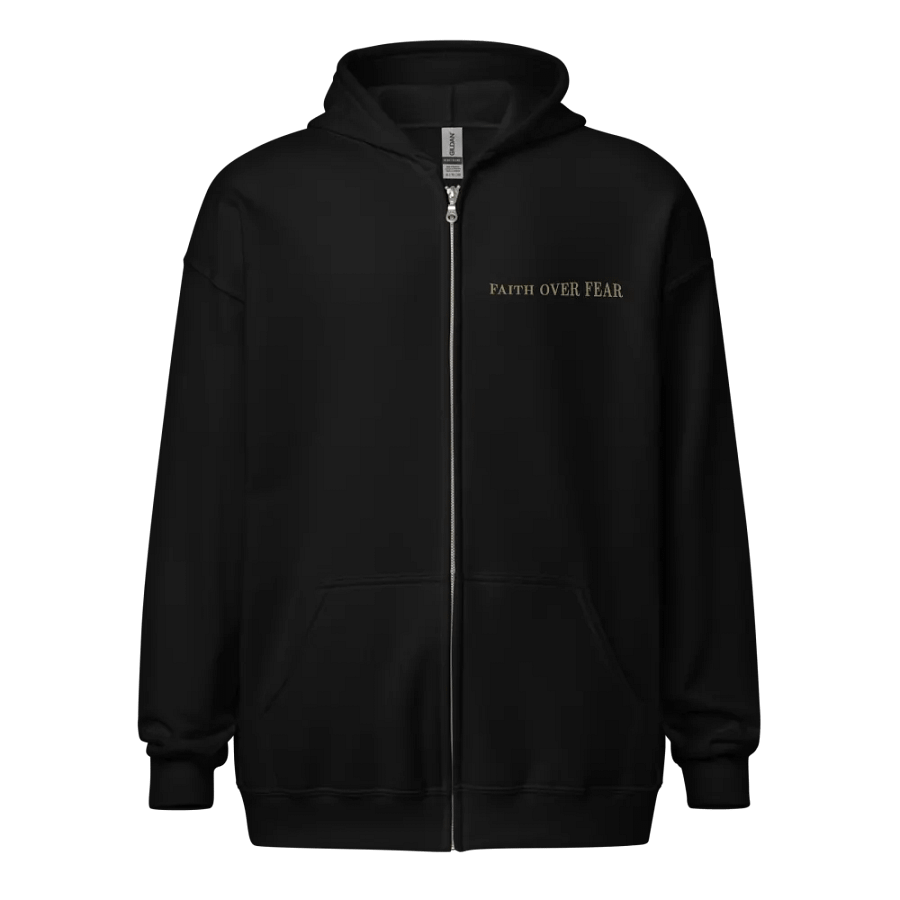 Faith over Fear | Zipper Hoodie product image (3)