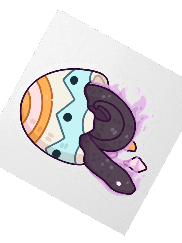 Easter Snake Hatchling Kiss-Cut Sticker product image (4)