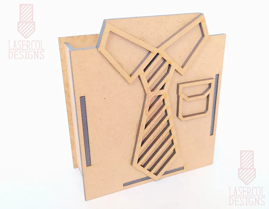 Father's Day Gift Box (Four Sizes) - Laser Cut Files product image (3)