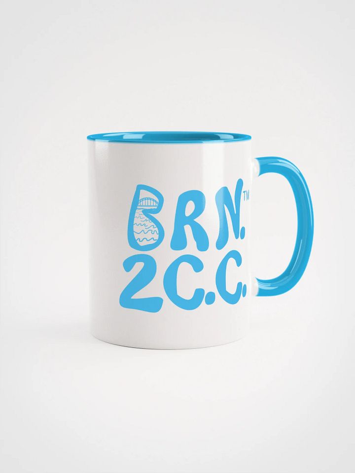 Blue Logo | BRN.2C.C.™ | Ceramic Mug | Coastal Coffee Vibes in 11oz & 15oz product image (11)