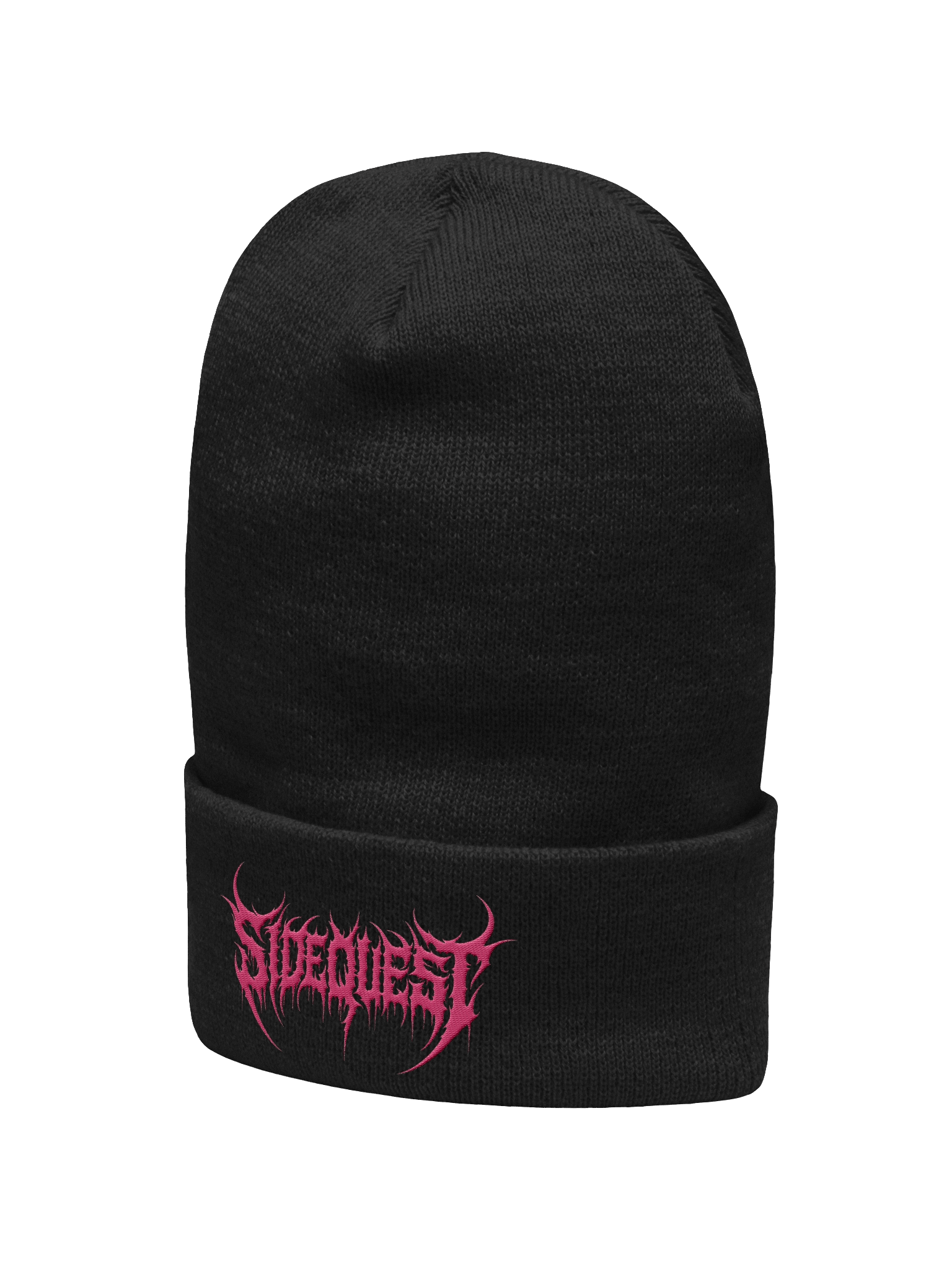 Sidequest Beanie (Death Metal Font - Pink) product image (2)