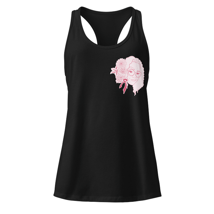 Floral Pink Ribbon Women's Tank Top product image (1)