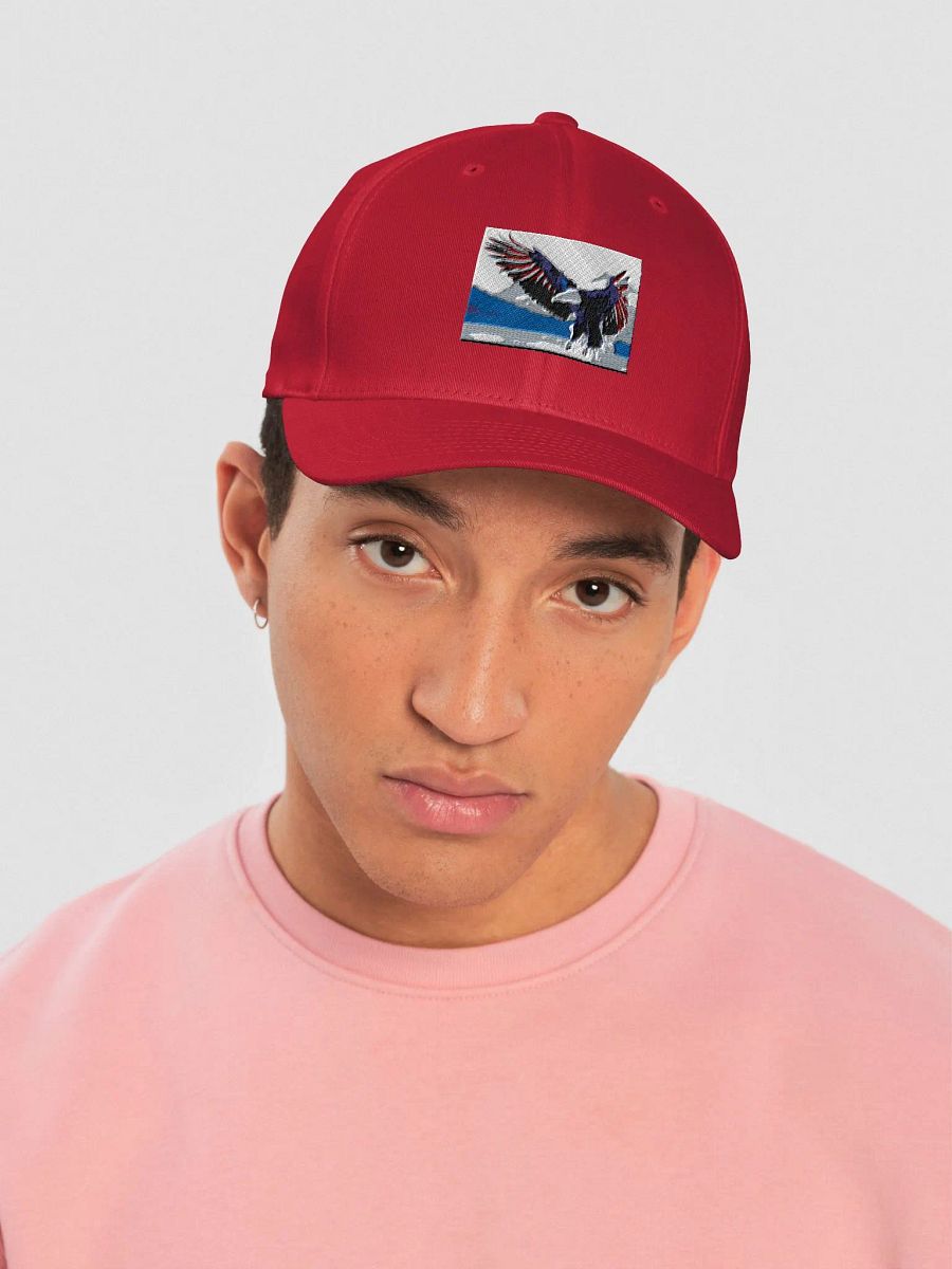 Fitted Cap in Red, White or Blue product image (14)