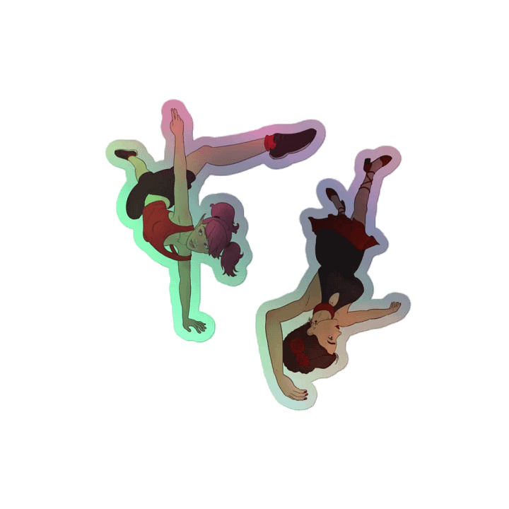 Panic and Marzi stickers (holo) product image (2)