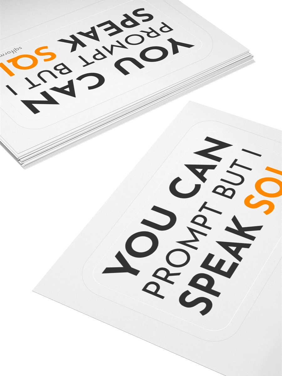 Speak SQL Sticker product image (12)