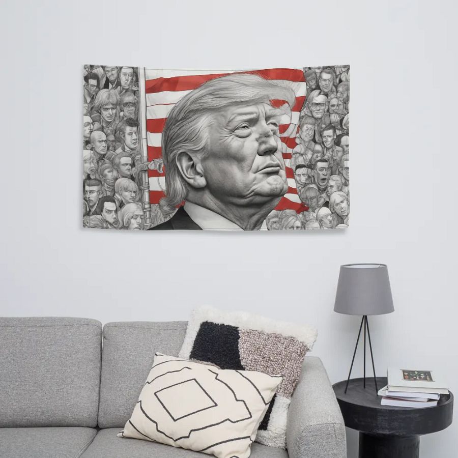 American Dreams Flag Wall Tapestry product image (8)