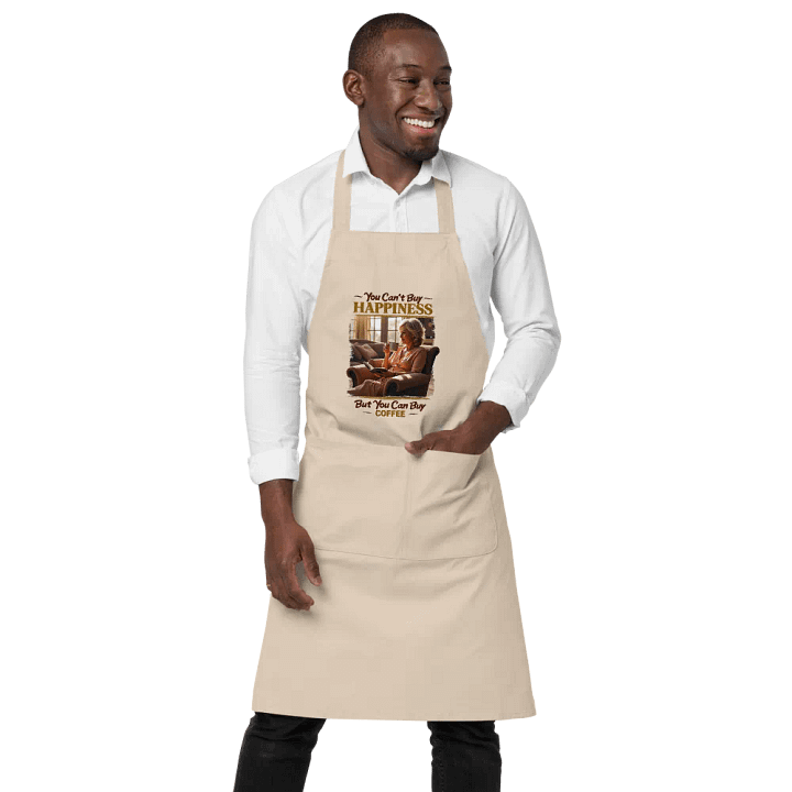 Coffee Happiness Organic Cotton Apron product image (1)