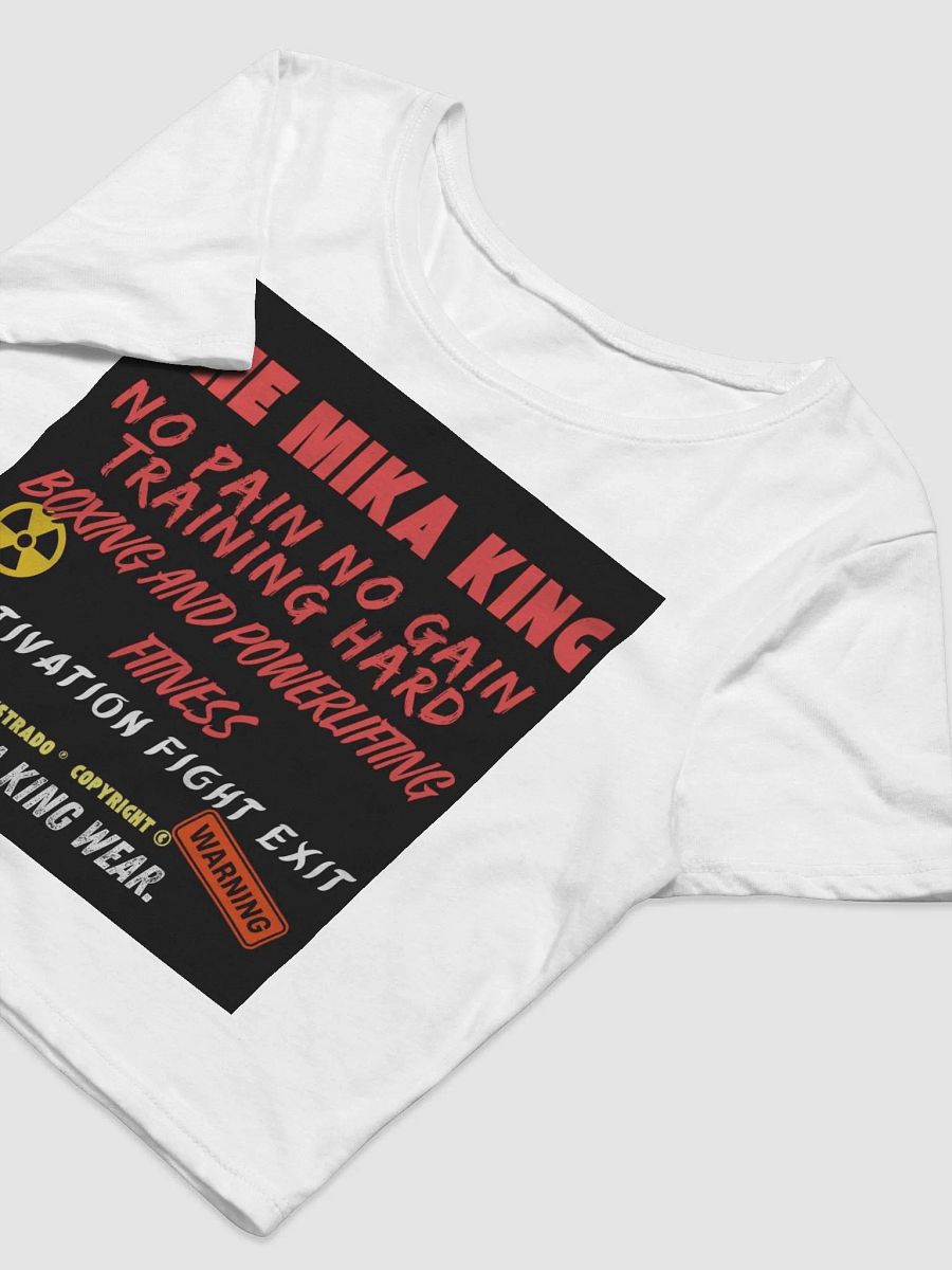 Camiseta corta para mujer sport Urban para gimnasio crossfit de The Mika King Wear. product image (5)