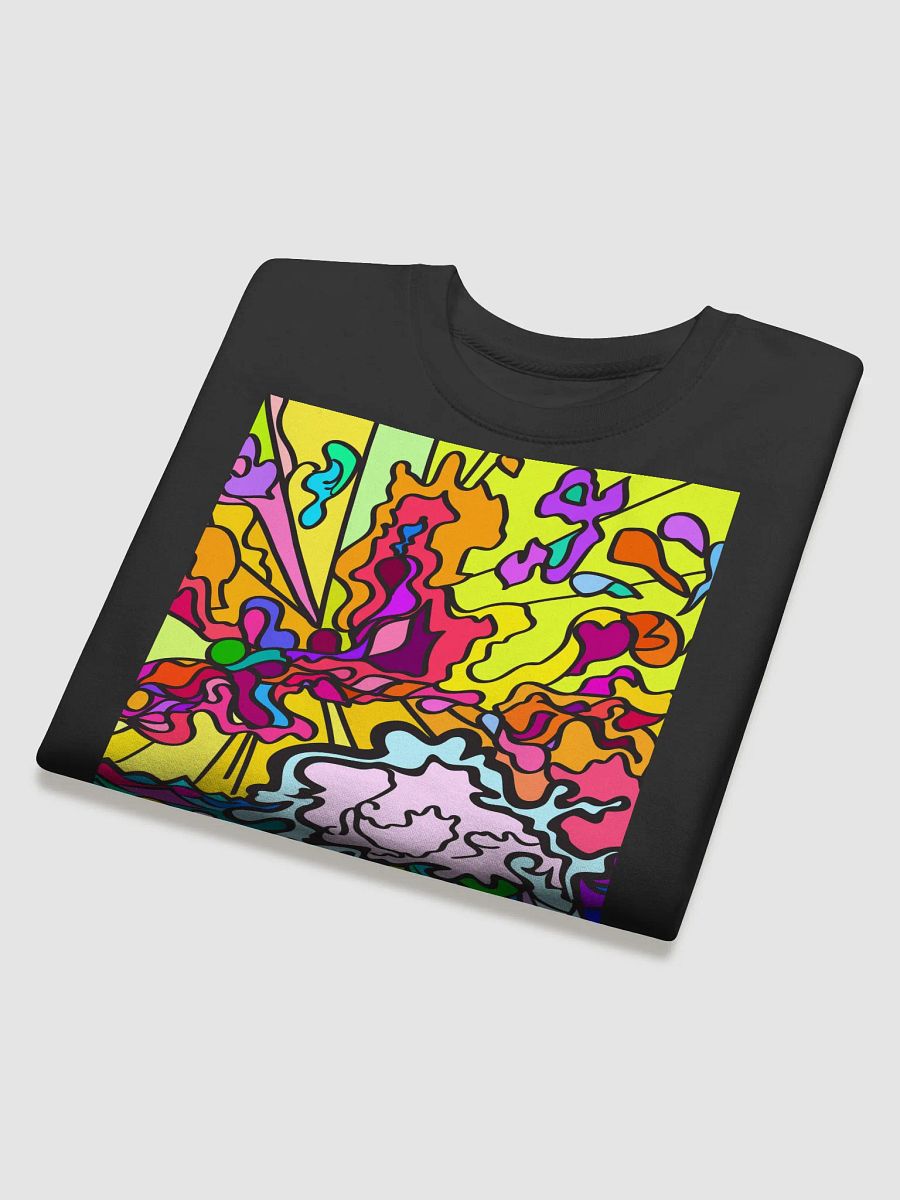 Vibrant Chaos Premium Sweatshirt - Wave at Sunset product image (42)