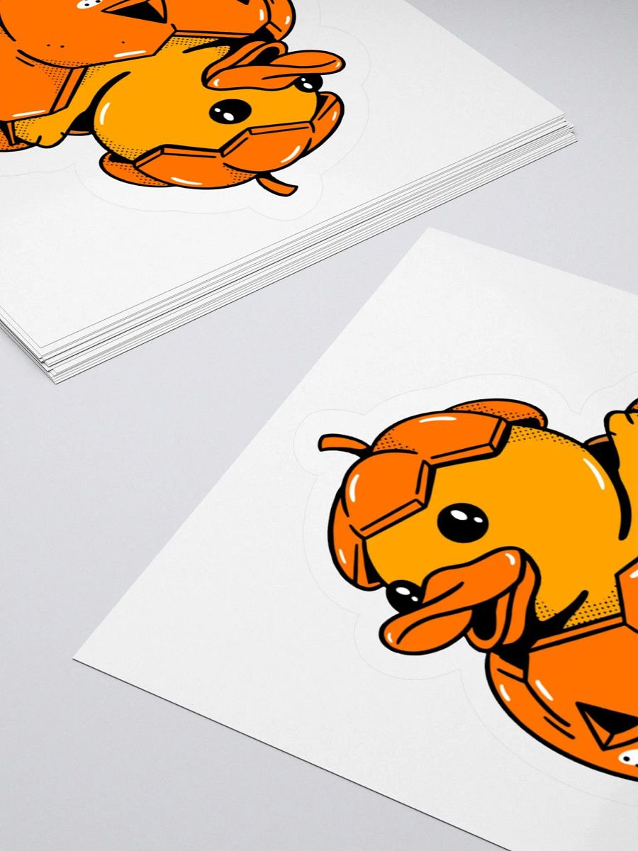 Rubber Duck Pumpkin Halloween Sticker product image (4)