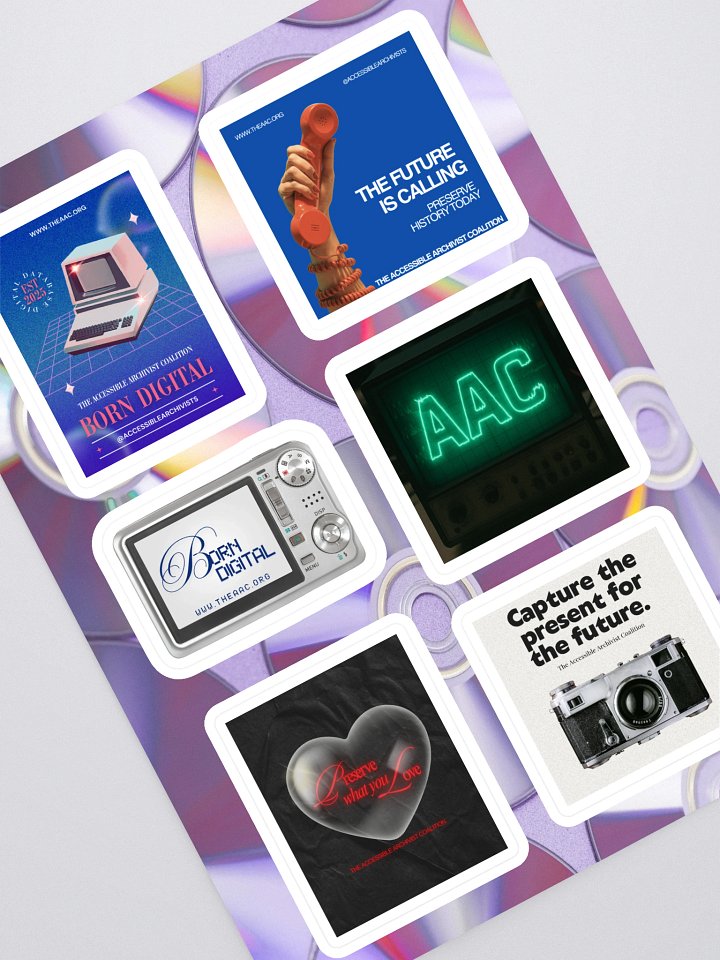 THE AAC STICKER SHEET - BORN DIGITAL product image (1)