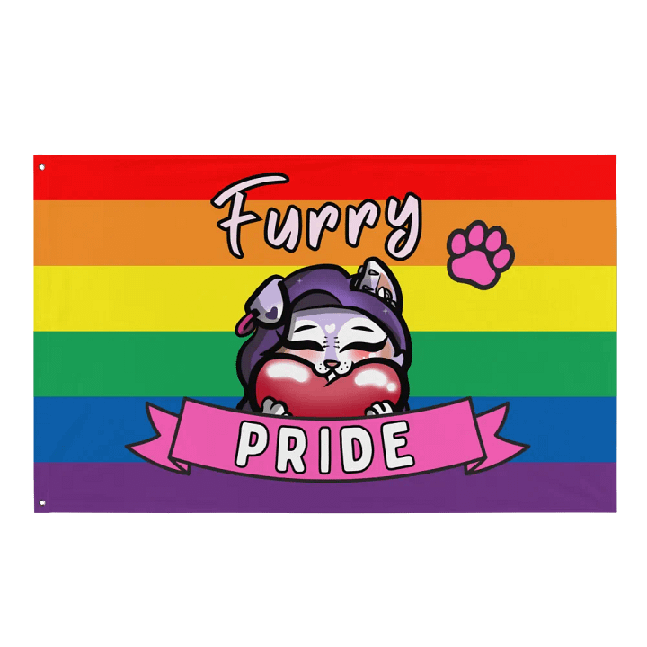 Furry Pride Tapestry product image (2)
