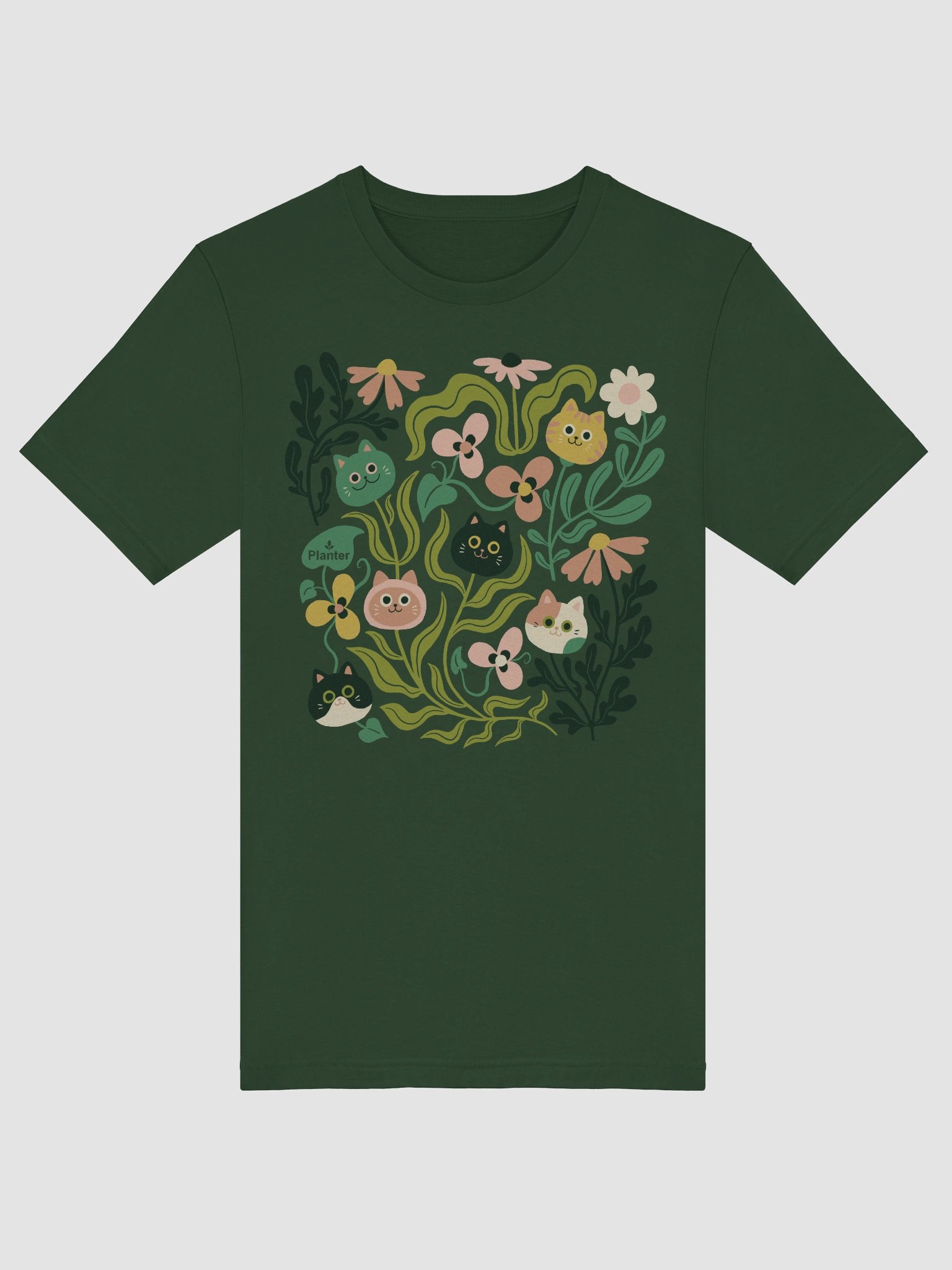 Cats n' Plants (Green) product image (5)