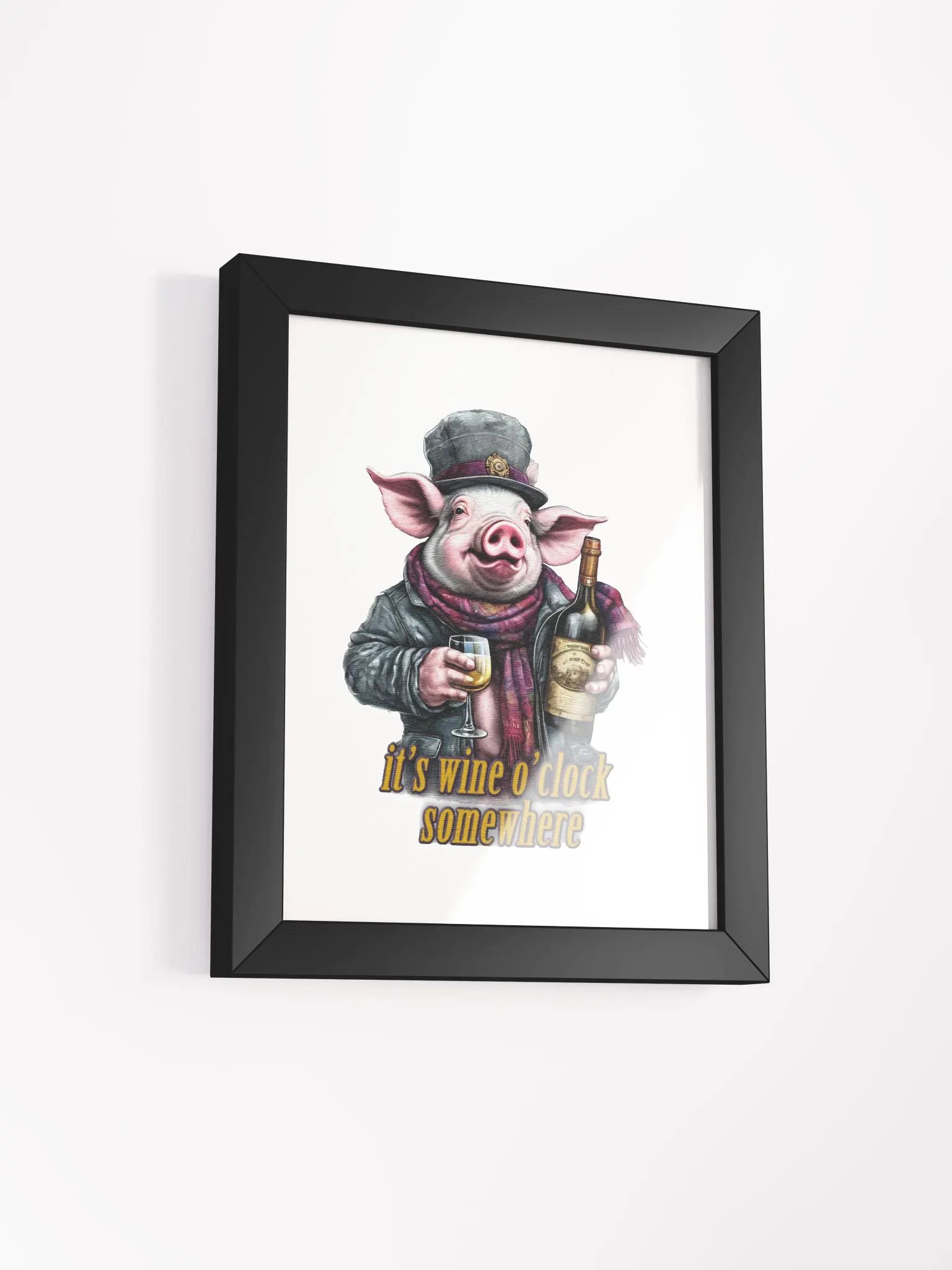 it's wine o'clock somewhere Pig product image (9)