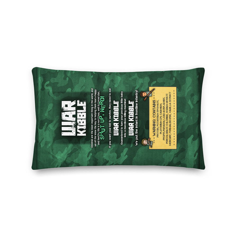 War Kibble Pillow product image (2)