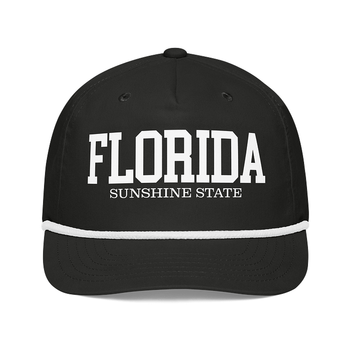 Florida Sunshine State Retro Style Golf Rope Cap product image (1)