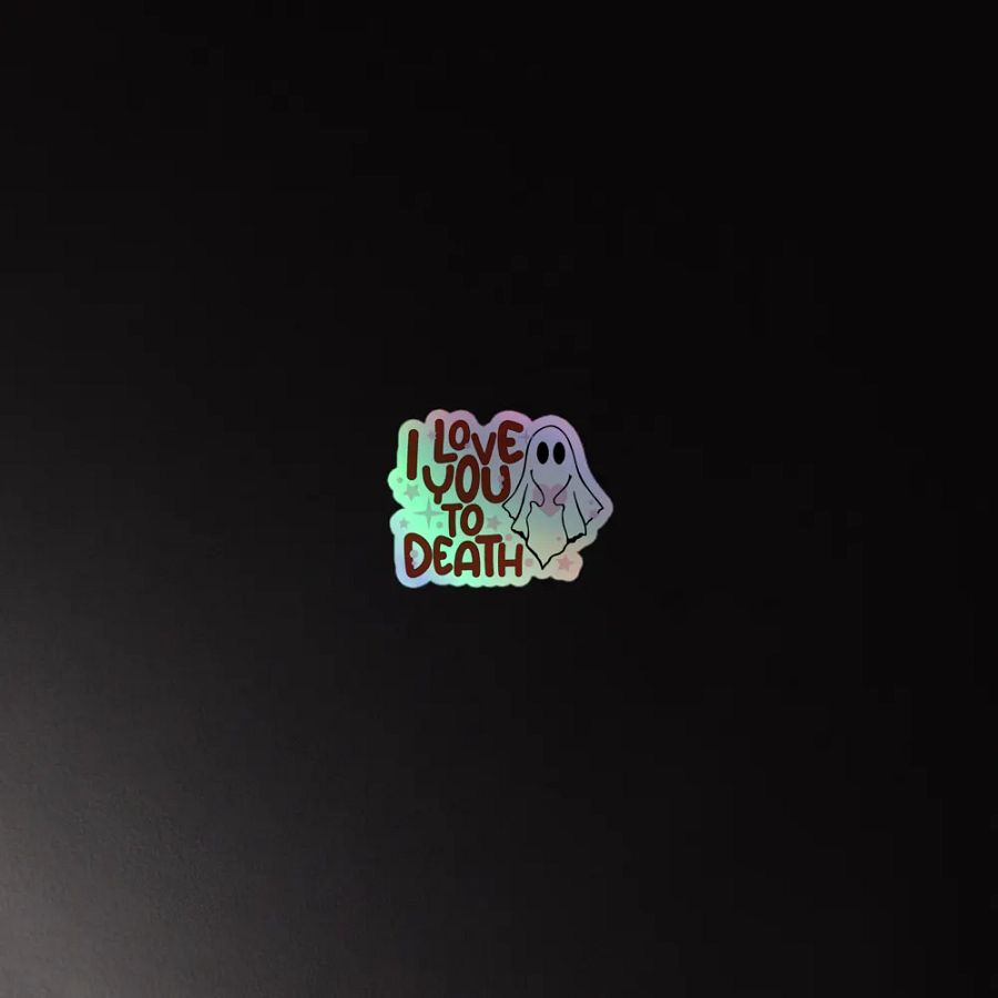 Death Love: Cut Holographic Sticker product image (4)