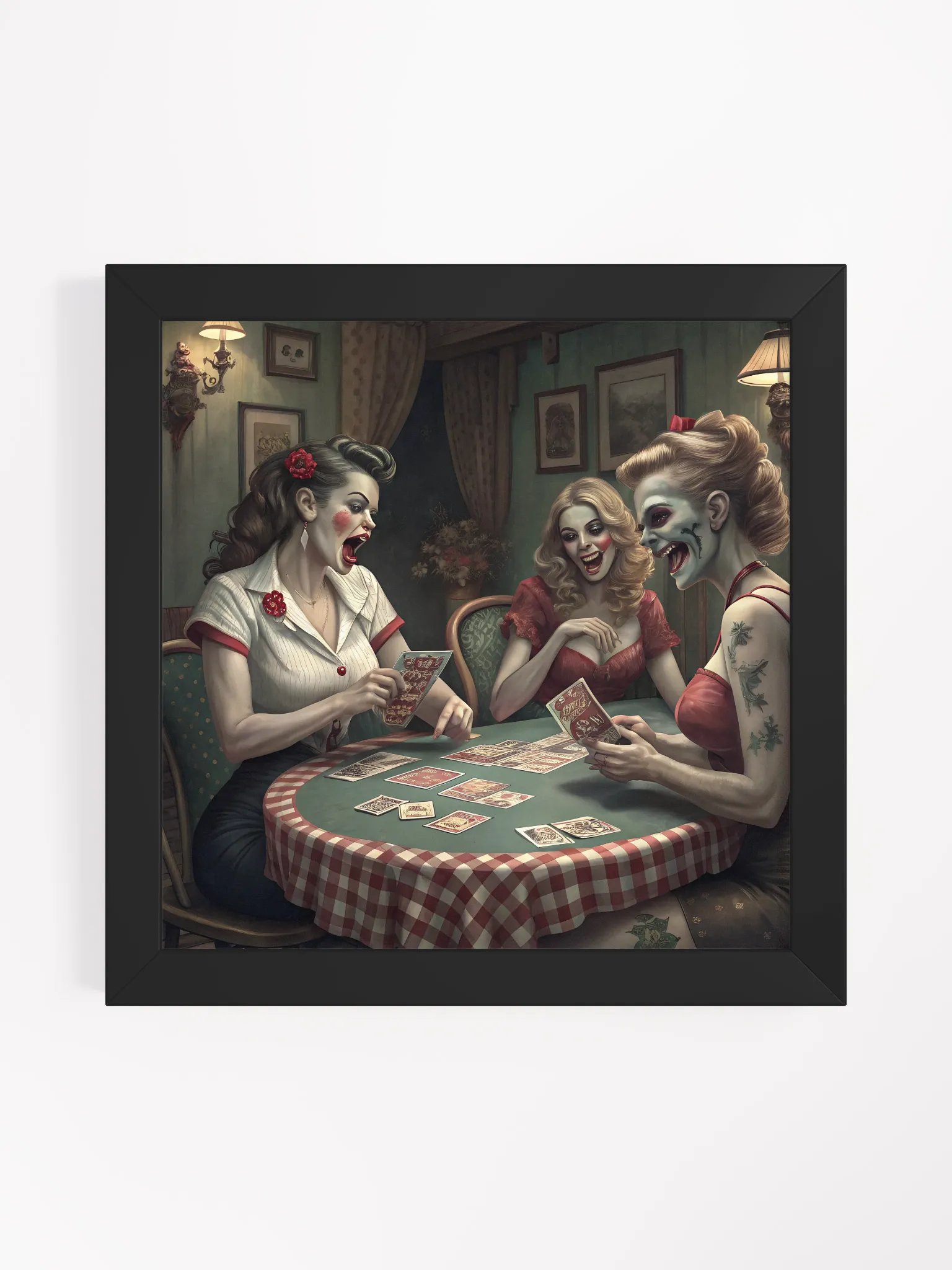 Zombie Pinups Playing Poker product image (1)