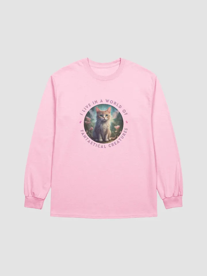 I Live in a World of Fantastical Creatures Kitten T-shirt product image (7)