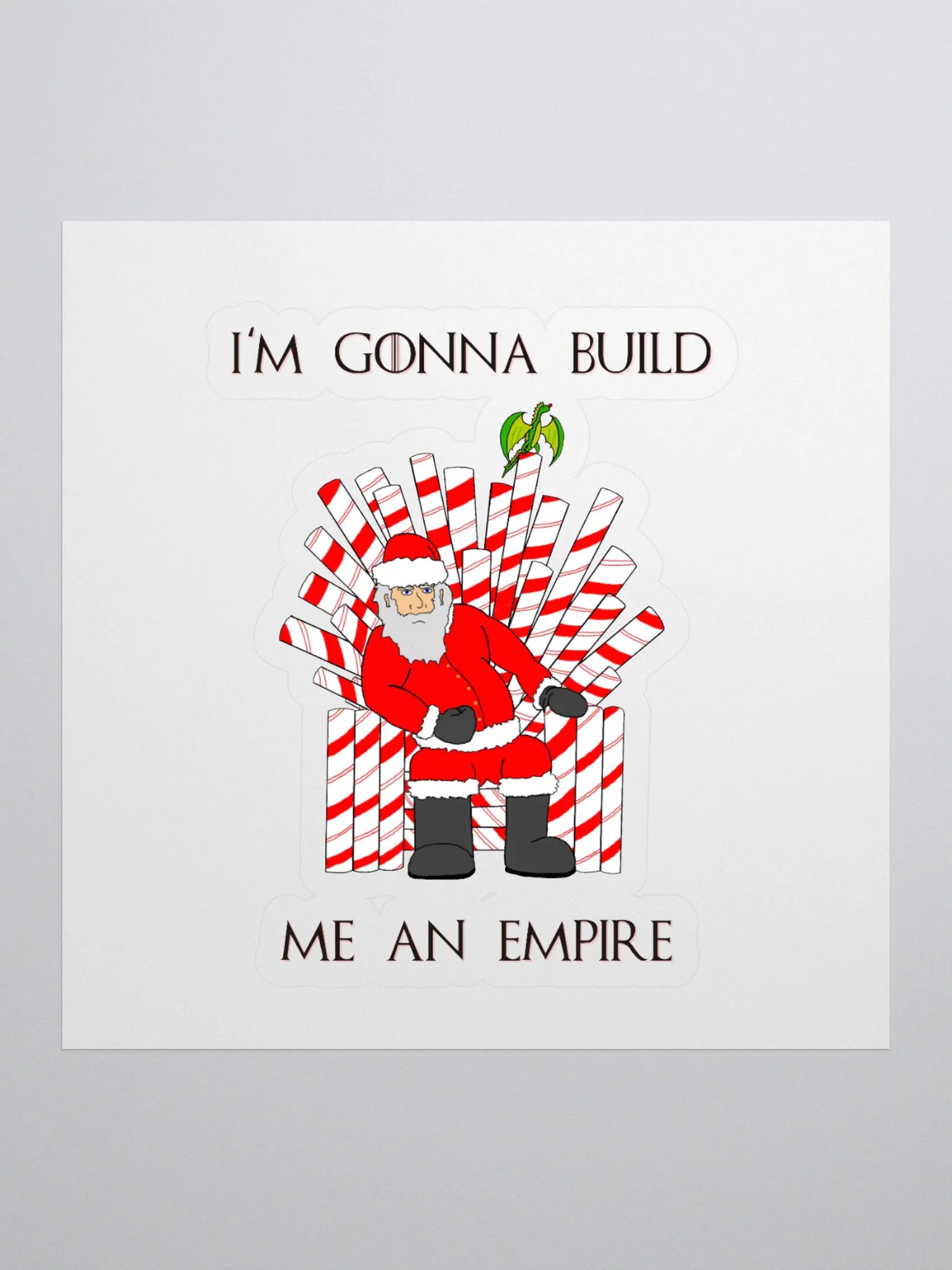 "Empire" Christmas Sticker product image (1)