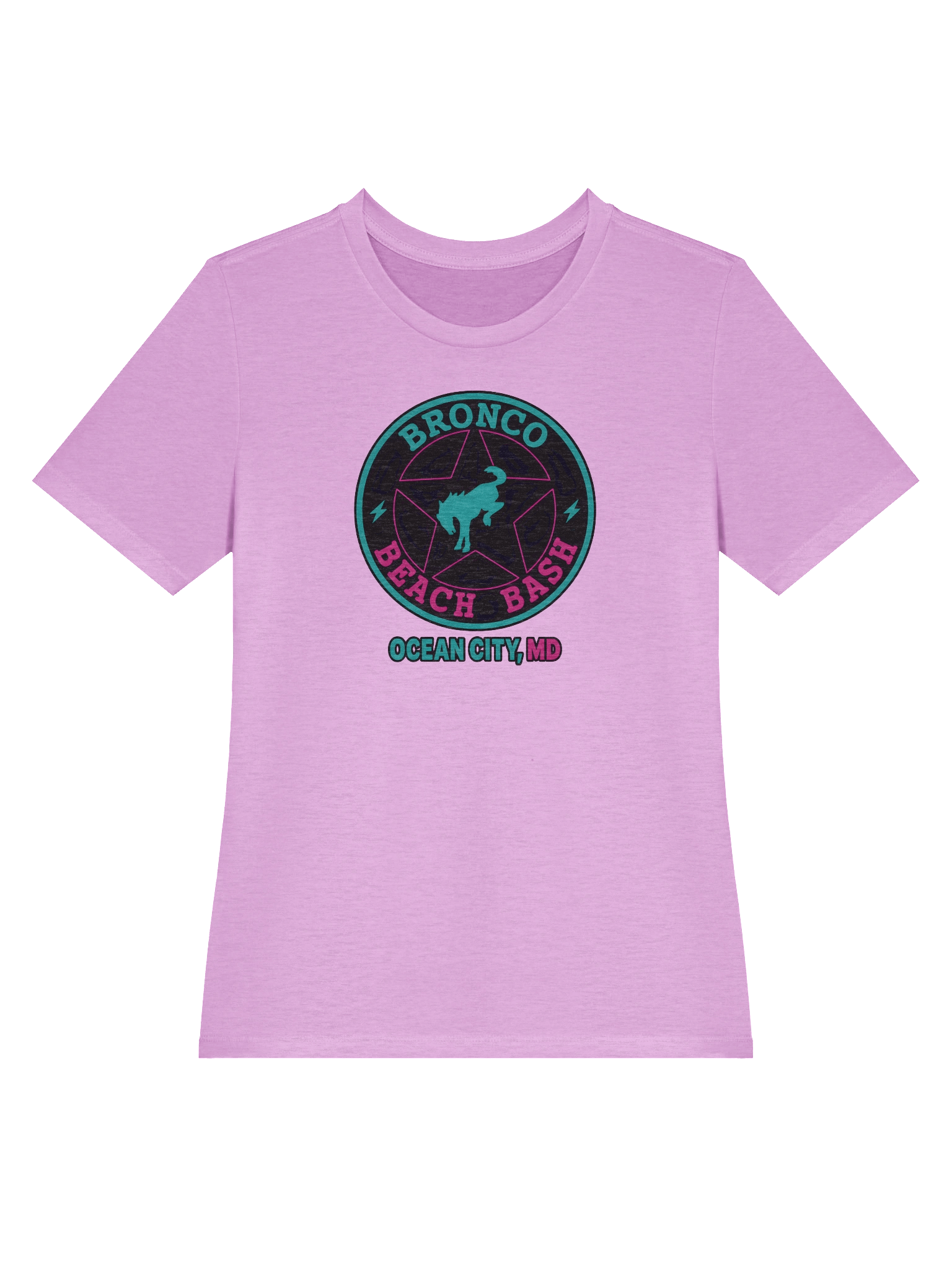 2025 Bronco Beach Bash Ocean City / Destination Bigfoot Bronco Collab | Full Send Women's Relaxed Fit Bella + Canvas Supersoft T-Shirt (Multiple Colors Available) product image (113)