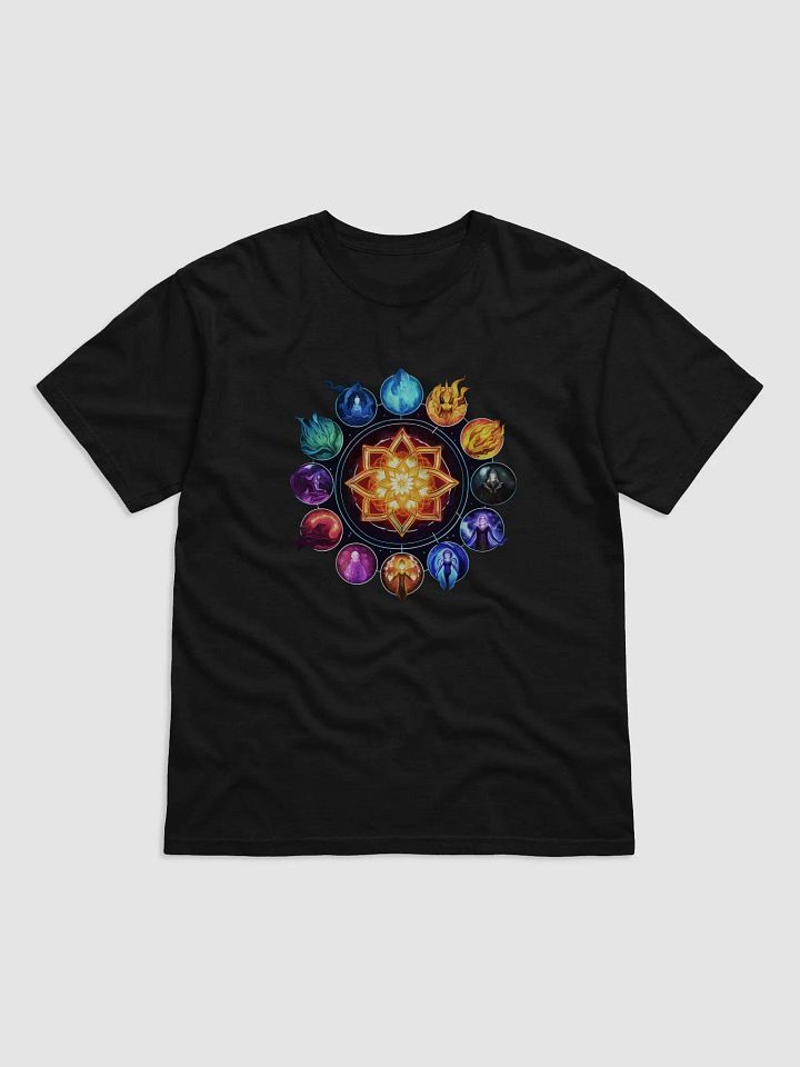 Twelve Chakra Energy Flow Mandala T-shirt design product image (1)