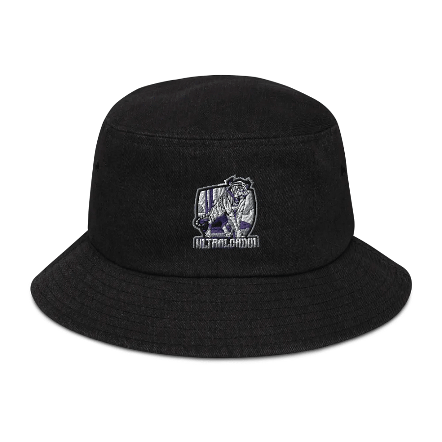 Tiger Shield Denim Bucket Hat product image (1)
