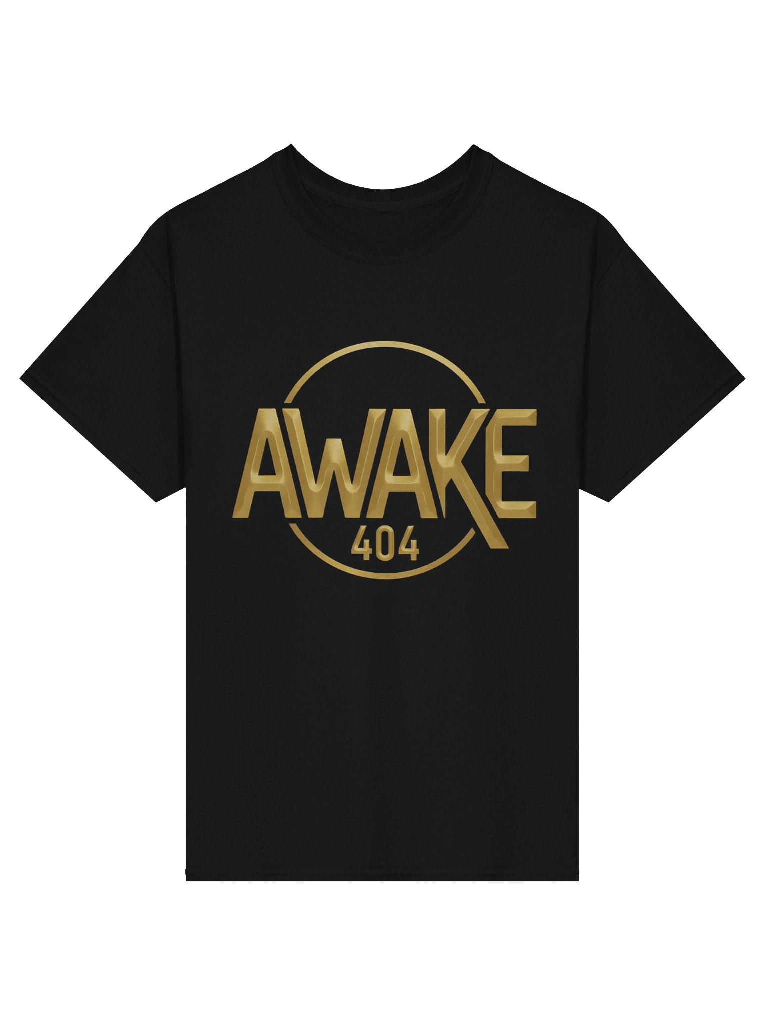 Awake 404 Gold Logo T-Shirt product image (1)