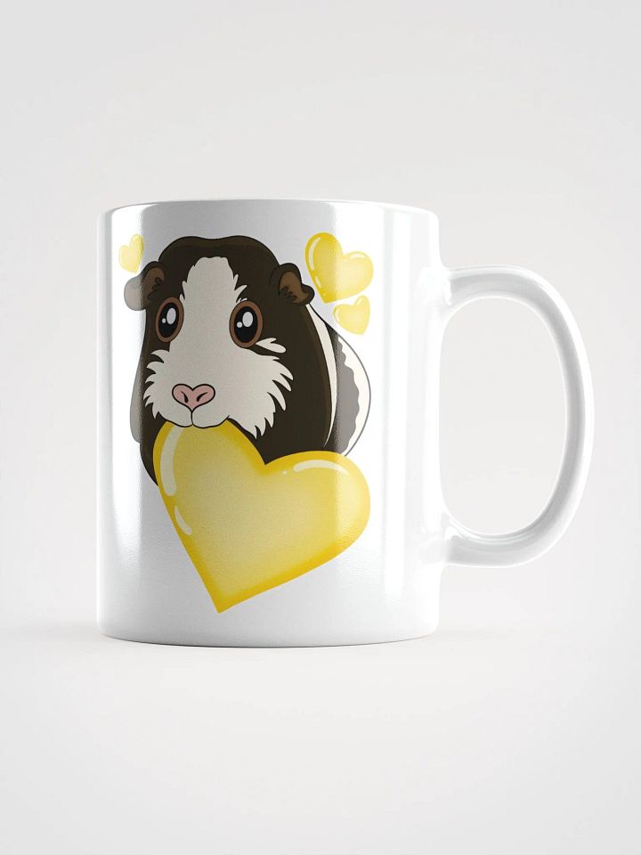 Yellow Heart Guinea Pig Mug product image (1)