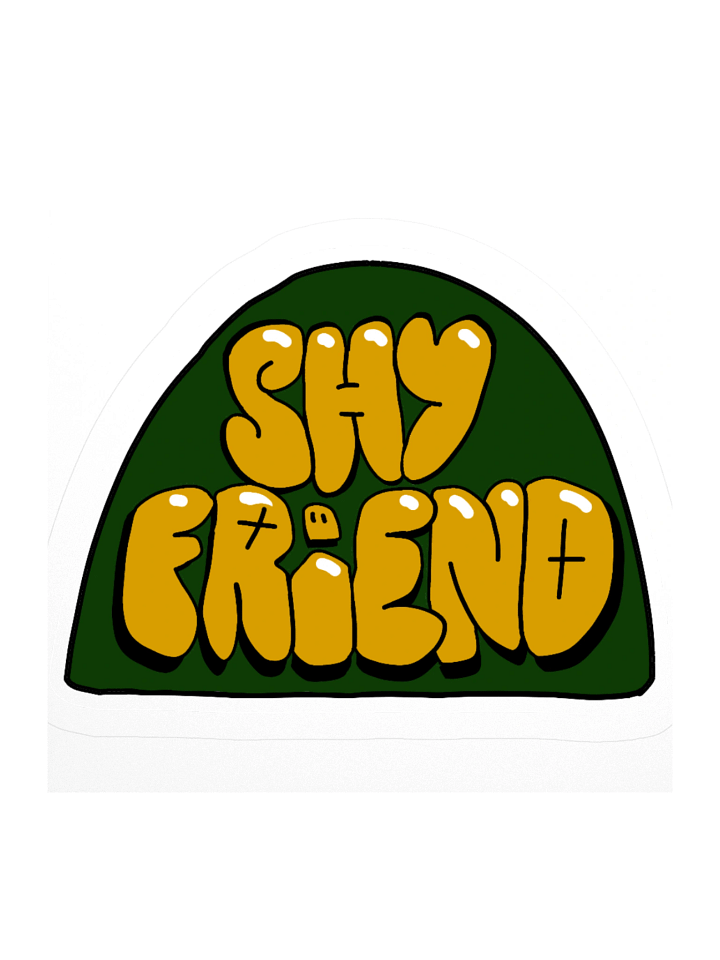 SHY FRiEND logo sticker product image (3)