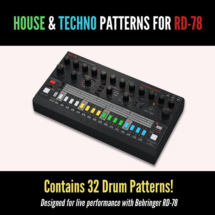 House & Techno Drum Patterns RD-78 product image (2)