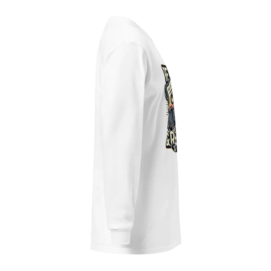 Rewind & Replay Vintage Cassette Tape Long Sleeve Shirt | | AI Design oldschool product image (4)