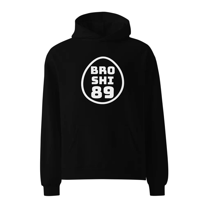 Broshi White Logo Pullover Hoodie product image (1)