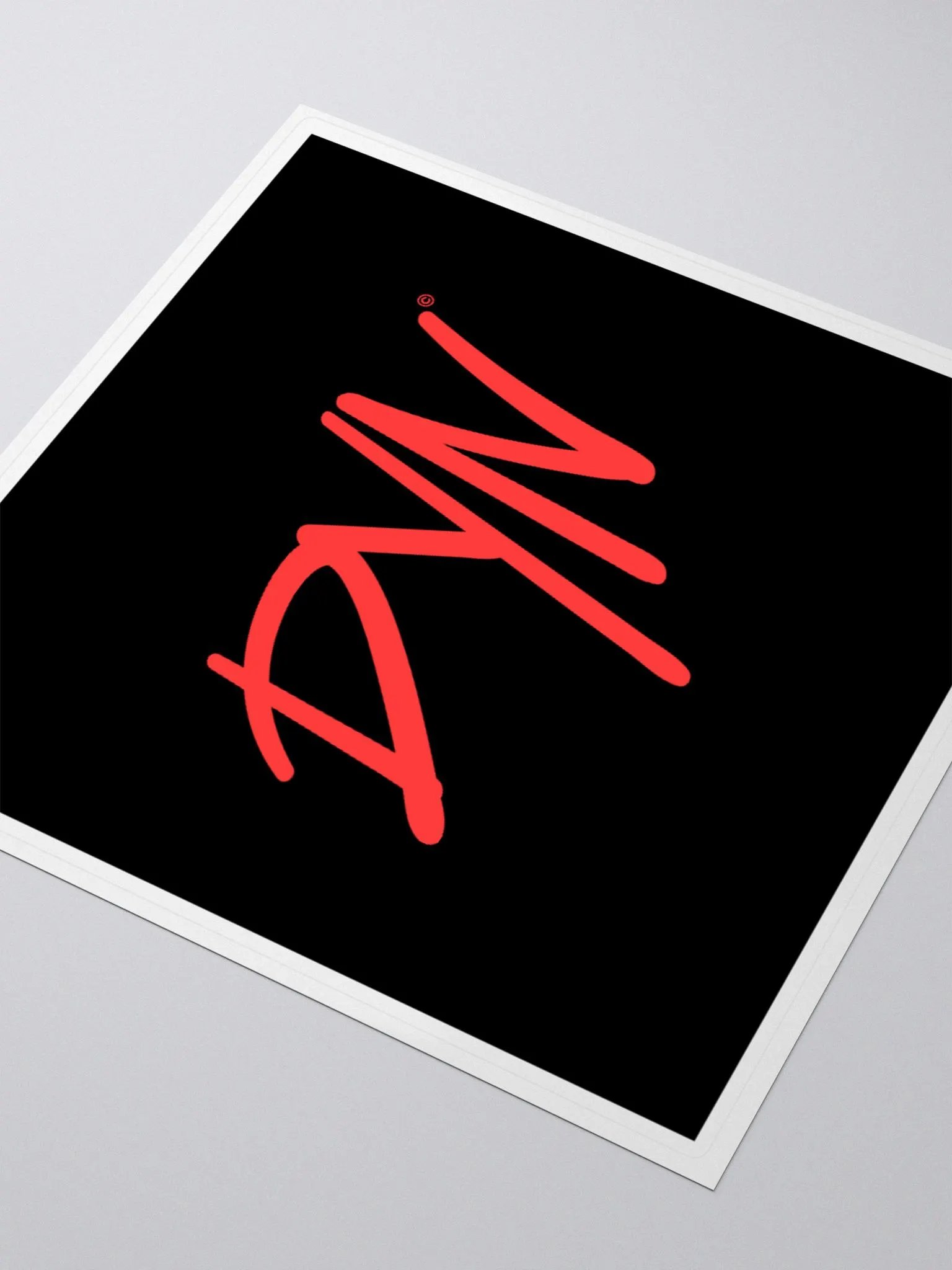 Dyn Logo Sticker (Red) product image (3)
