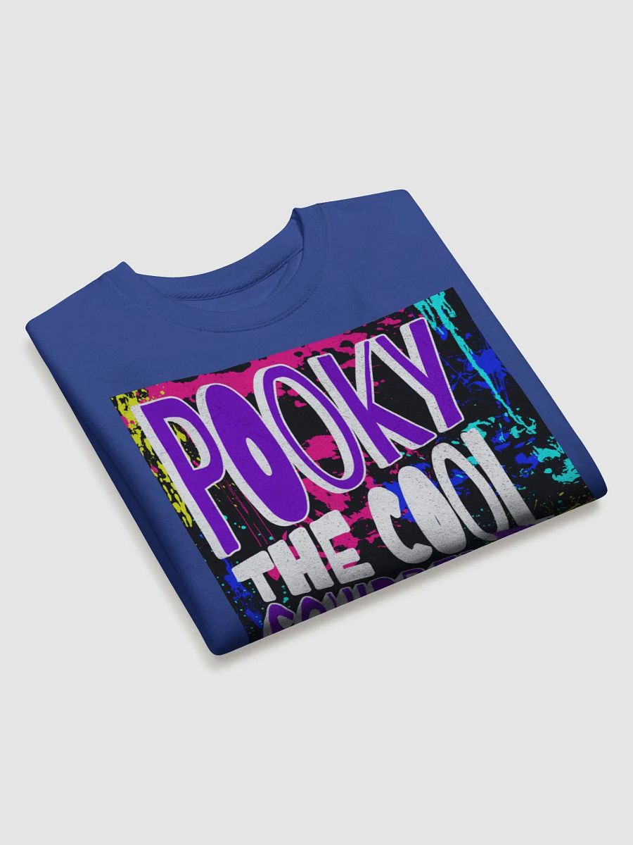 POOKY THE COOL SQUIRREL, Colorful Splatter Sweatshirt product image (3)