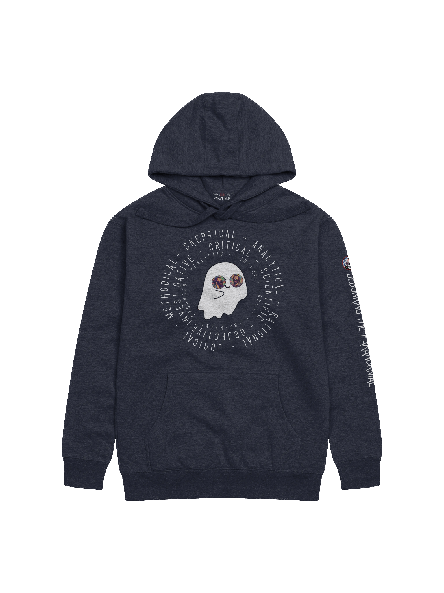 You Don’t Scare Me Logo Hoodie – Hypnotic Rings of Truth Edition product image (8)