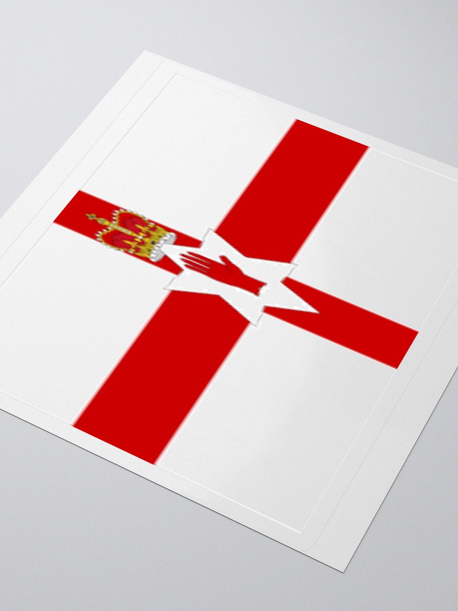 "Exclusive Northern Ireland Flag (Ulster Banner) Kiss-Cut Stickers - High-Quality Vinyl, Multiple Sizes product image (7)