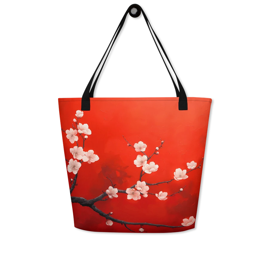 Tote Bag: Vibrant Flowers Cherry Blossoms in Spring Japanese Art Style Design product image (7)